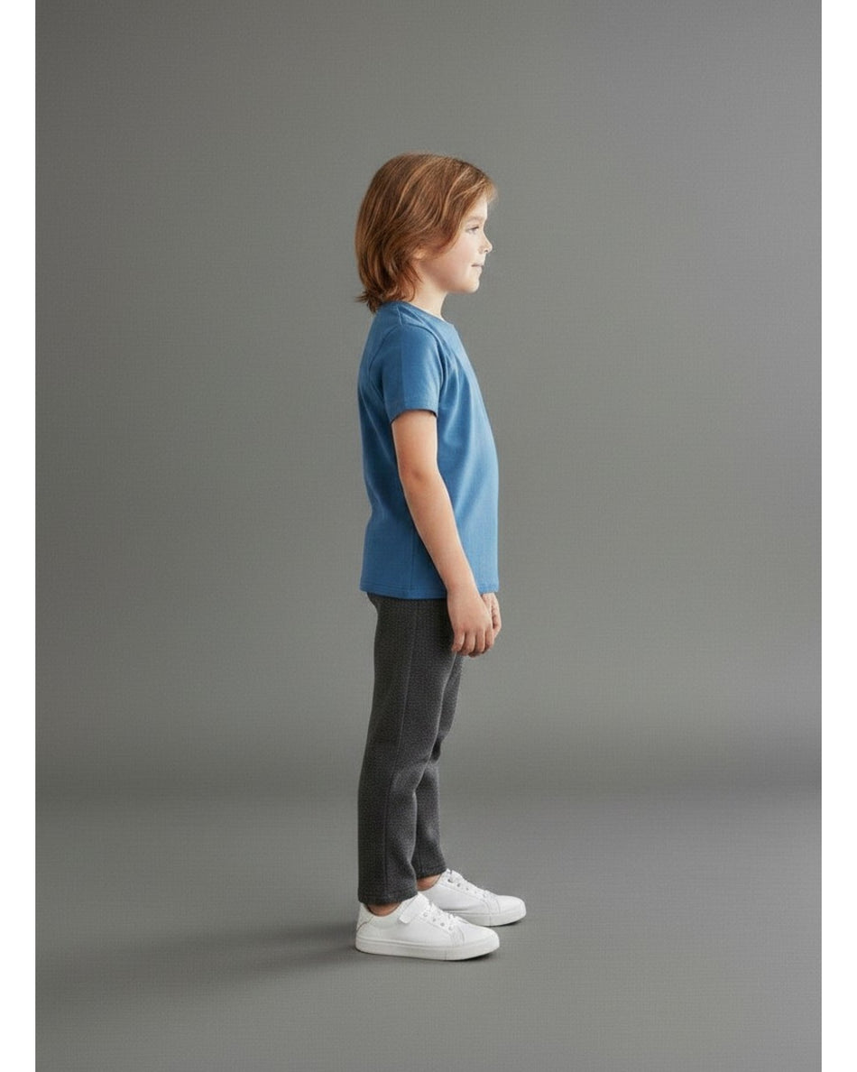 Charcoal Terry Trouser for Boys
